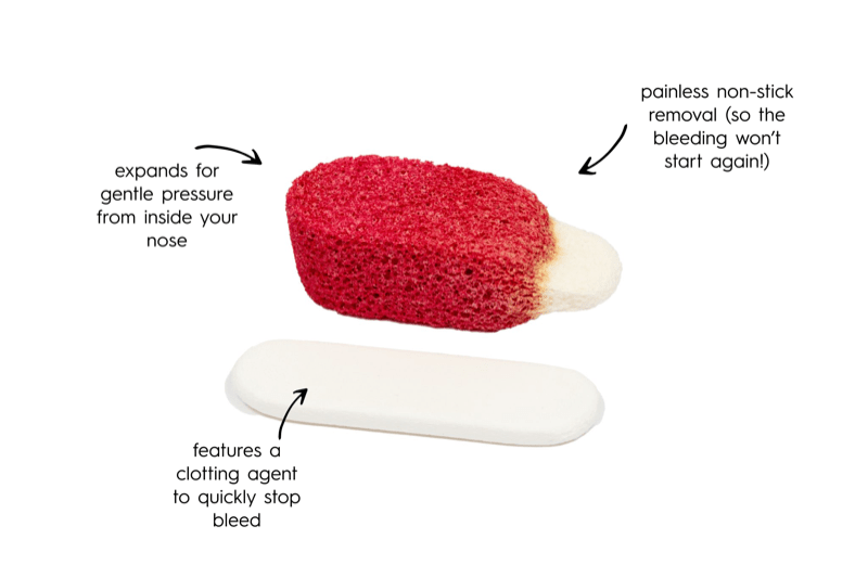 Nampons™ Stop Nosebleeds Fast. Nosebleeds Need Nampons™