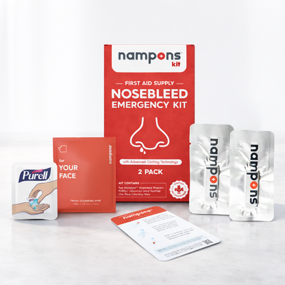 Emergency Nosebleed Kit™ by Nampons®