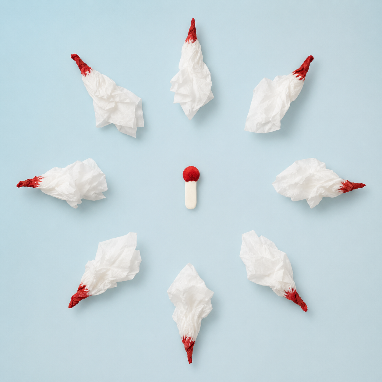 Nampons vs tissues — oxidized cellulose clotting comparison